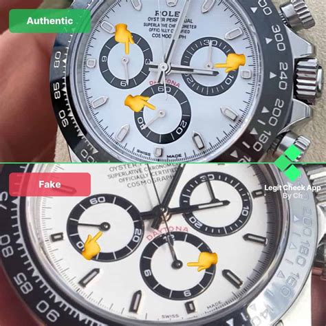 how to spot a fake rolex daytona case|rolex daytona knockoff.